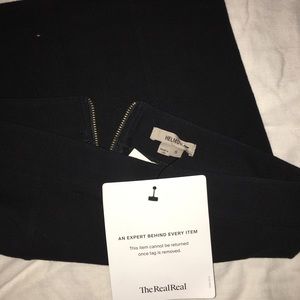 HELMUT LANG BLACK MINI SKIRT